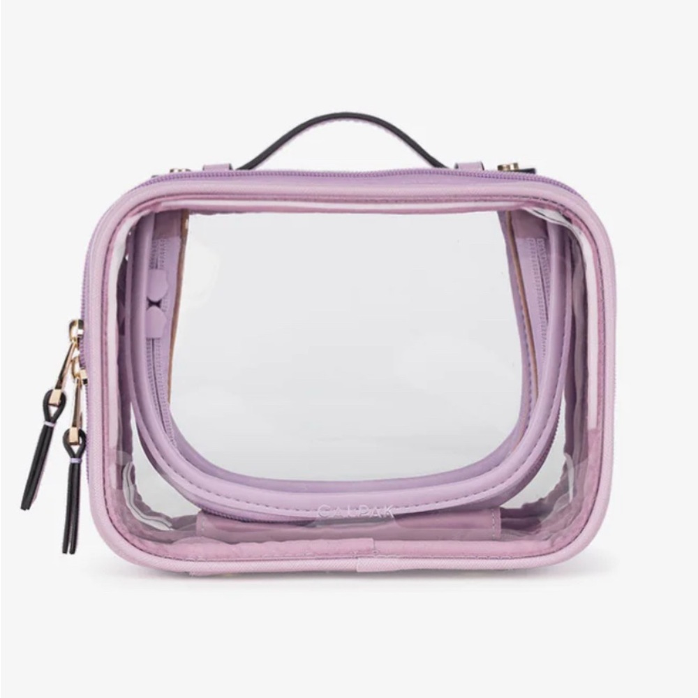 🆕Calpak Clear Makeup Travel Case with 2 containers